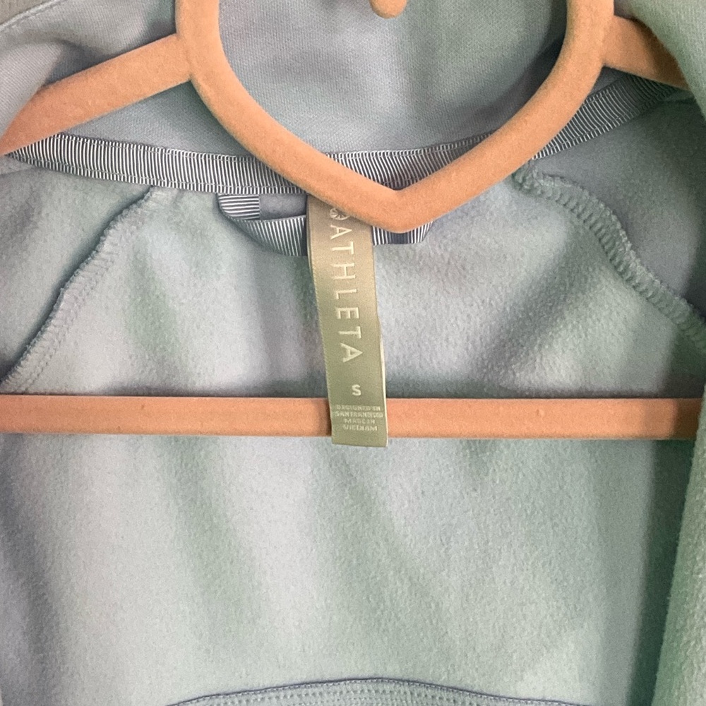 Athleta Soft Blue Hoodie - Picture 2 of 3